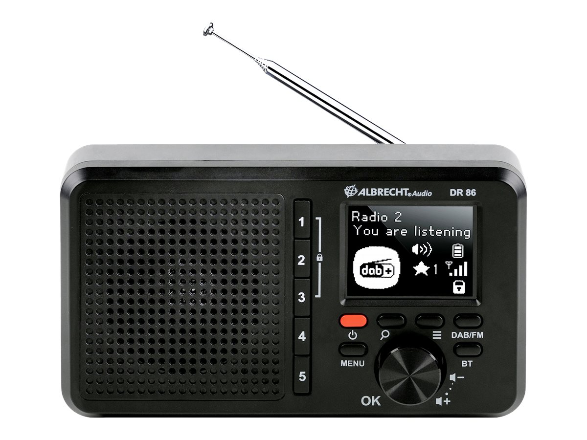 DR 86 Senior Digitalradio DAB+ schwarz DR 86 Senior Digitalradio DAB+ schwarz