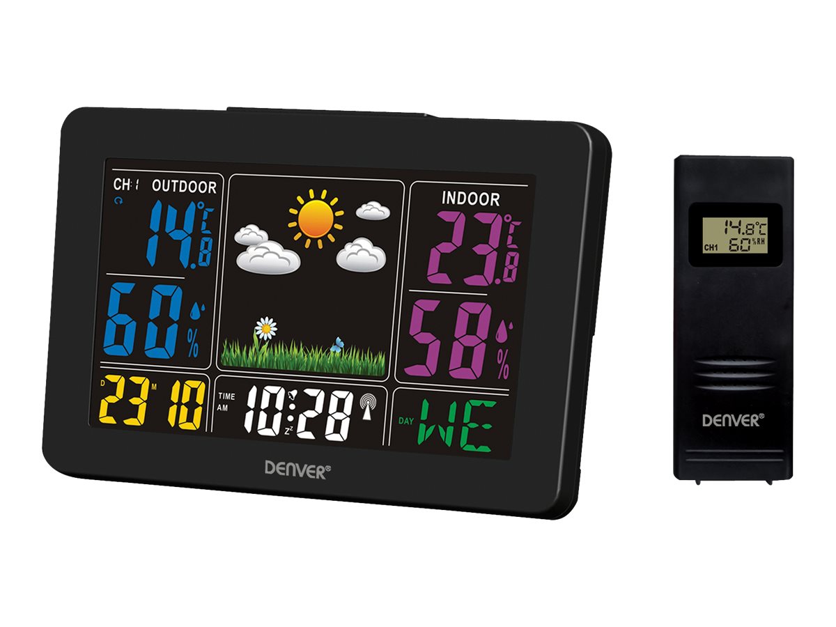 DENV FunkWetterstation WS540 schwarz
