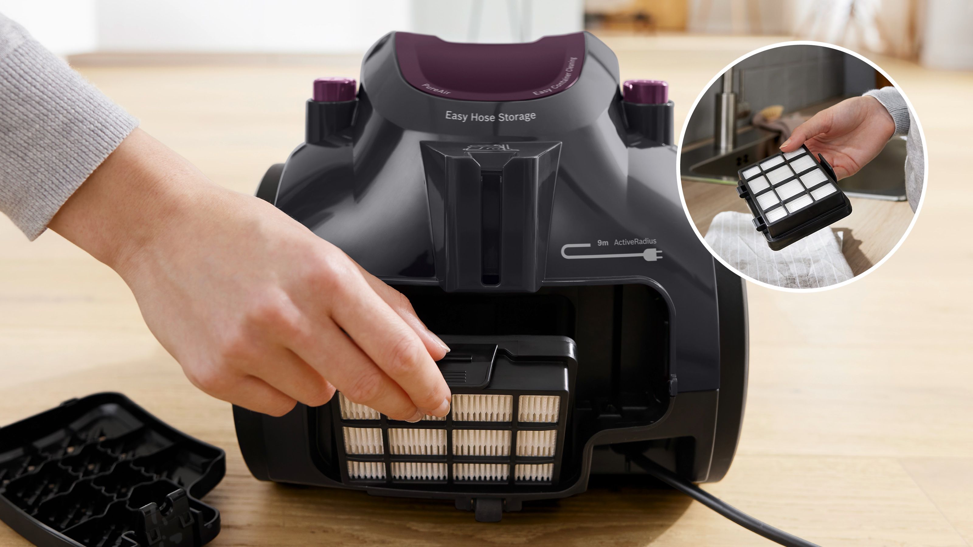 Bosch Bodenstaubsauger EXP  BGC05AAA1 700 W HEPA GS-05 violett Bosch Bodenstaubsauger EXP  BGC05AAA1 700 W HEPA GS-05 violett