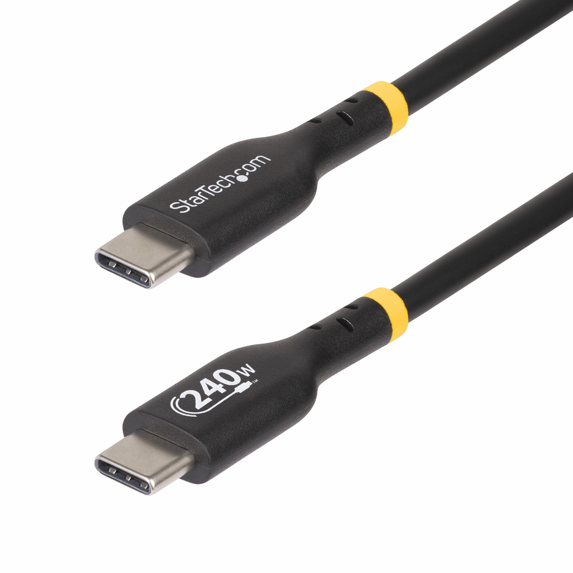 STARTECHCOM 1meter USBC Ladekabel USBIF zertifiziert USB C Schnellladekabel 240W PD EPR USB C 20 LaptopLadekabel