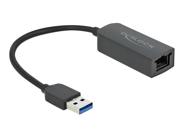 Delock Adapter USB Typ-A Stecker zu 2,5 Gigabit LAN kompakt Delock Adapter USB Typ-A Stecker zu 2,5 Gigabit LAN kompakt