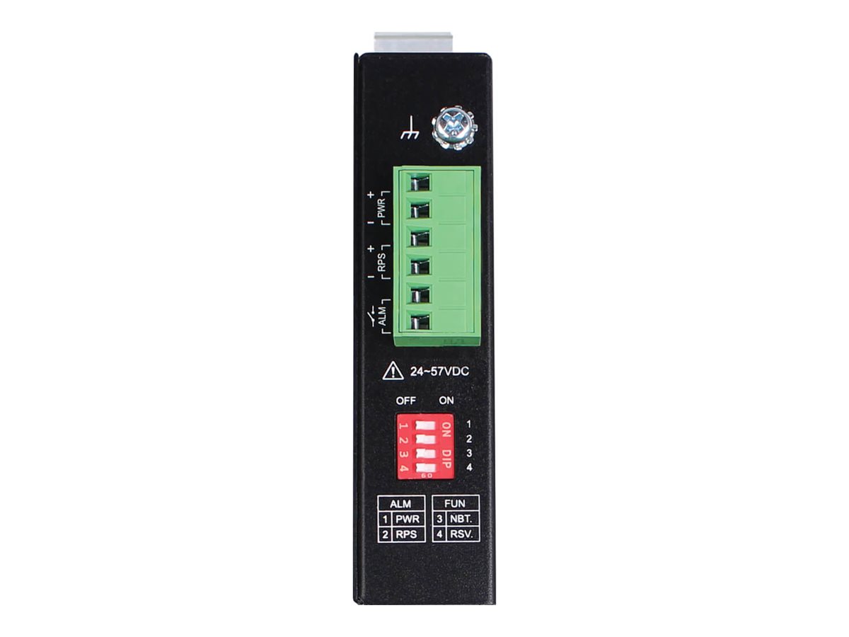 EATON TRIPPLITE Industrial Gigabit Ethernet PoE injector 60W PoE++ 802.3bt Midspan -40 to +75 DIN rail 1 Port
