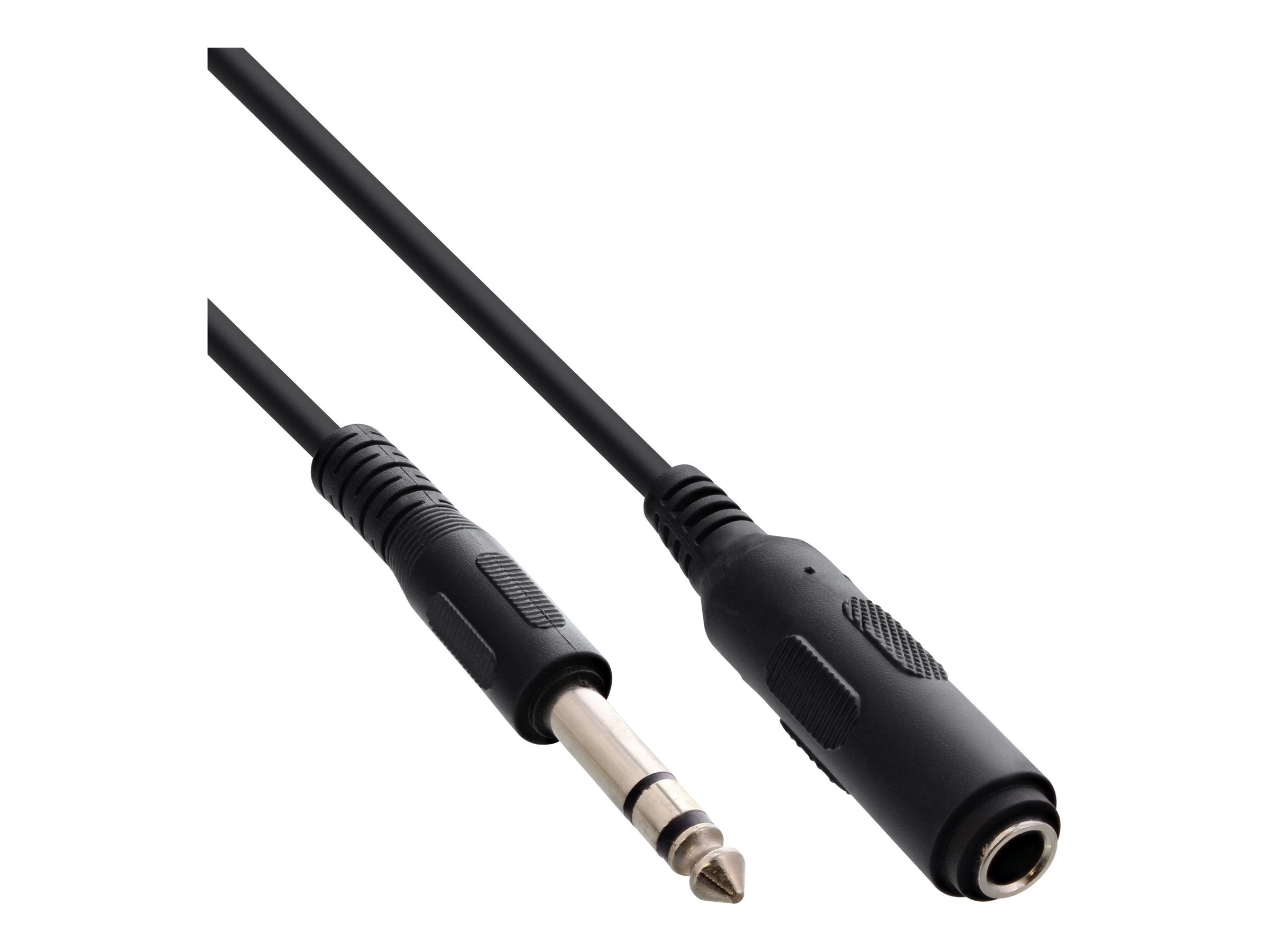 INLINE Klinkenverlaengerung 6.3mm Klinke Stecker / Buchse 5m Stereo INLINE Klinkenverlaengerung 6.3mm Klinke Stecker / Buchse 5m Stereo