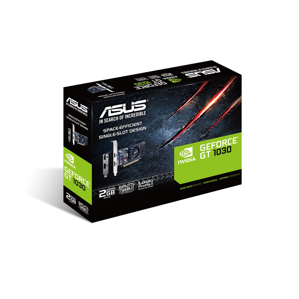 ASUS GeForce GT 1030 2GB GDDR5 BRK low profile 64bit 1x HDMI 1xDP