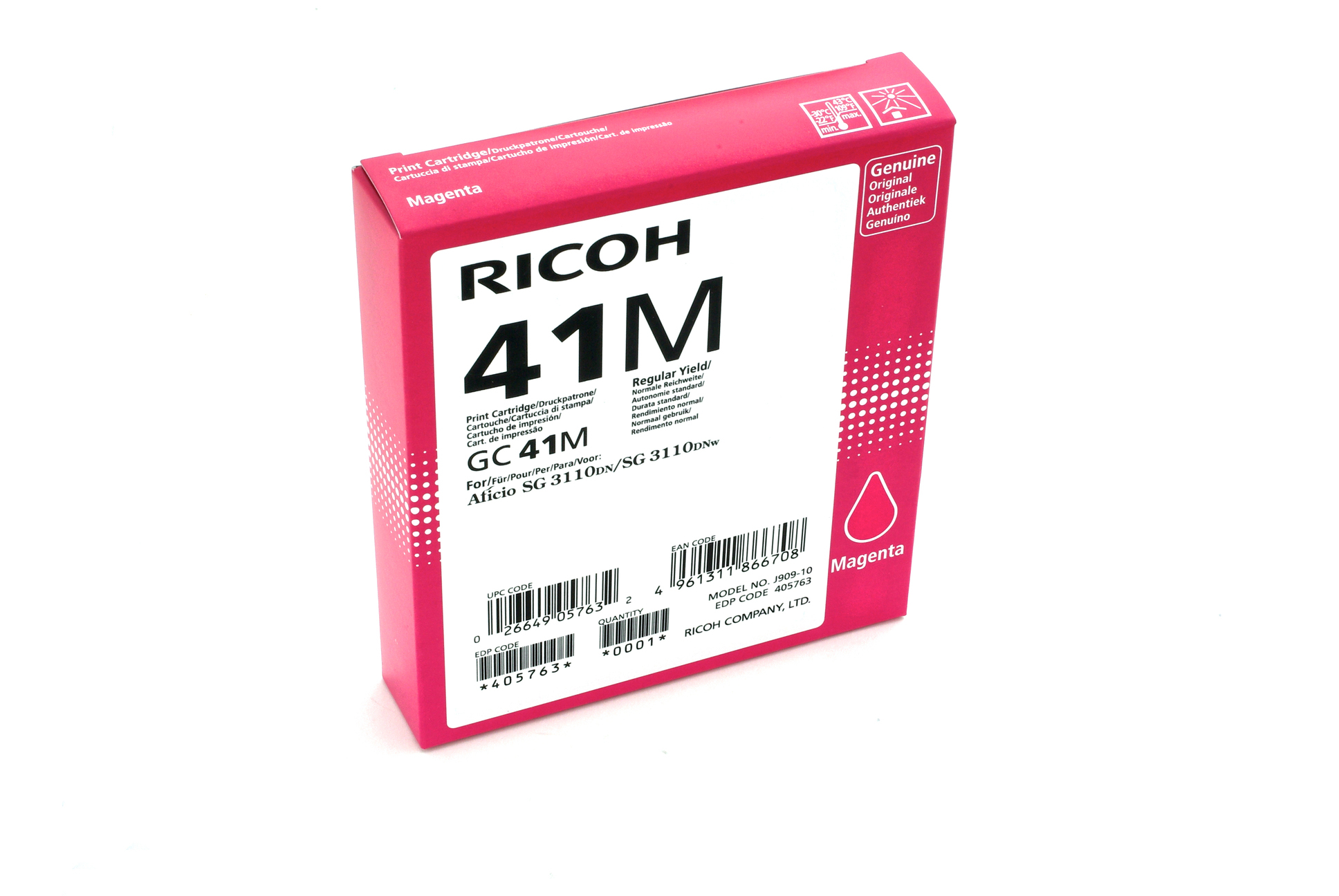 RICOH SG Tinte magenta Gel 2200