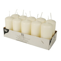 10 PAPSTAR Stumpenkerzen creme 10 PAPSTAR Stumpenkerzen creme