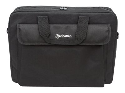 MANHATTAN Notebook Tasche London Top Load geeignet fuer die meisten Notebooks bis zu 39.62cm 15,6Zoll schwarz