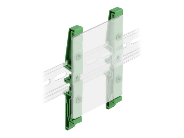 Delock Hutschienenclip f?r Platine 115 mm 4 St?ck