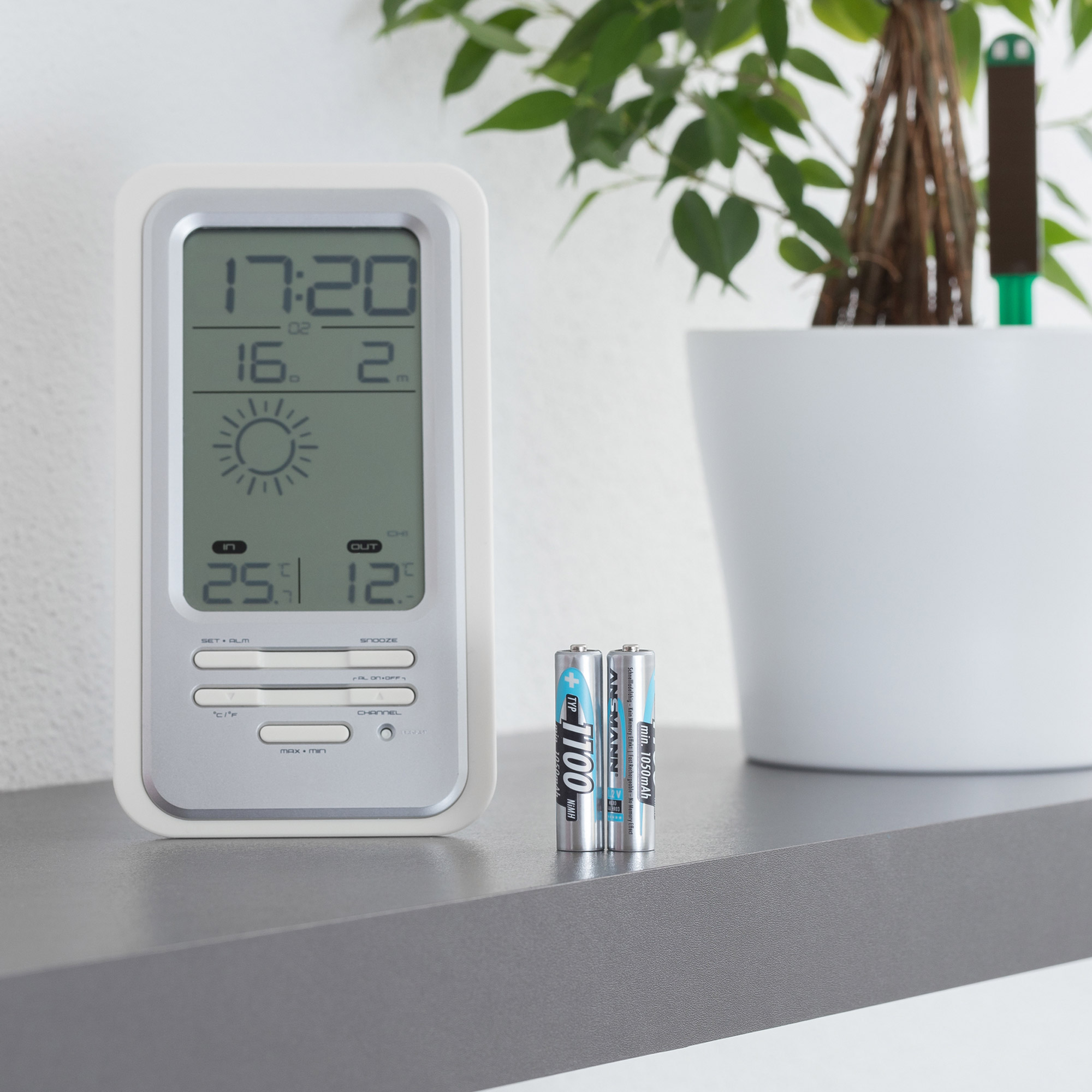 4 ANSMANN Akkus Micro AAA 1.050 mAh