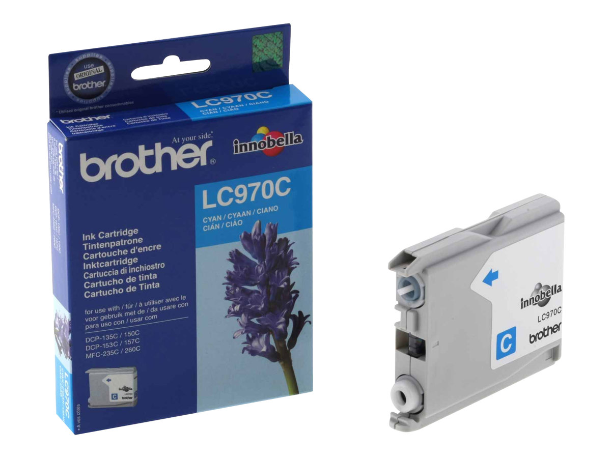 BROTHER LC-970C Tinte cyan 300 Seiten fuer DCP-135C DCP-150C MFC-235C MFC-260C BROTHER LC-970C Tinte cyan 300 Seiten fuer DCP-135C DCP-150C MFC-235C MFC-260C