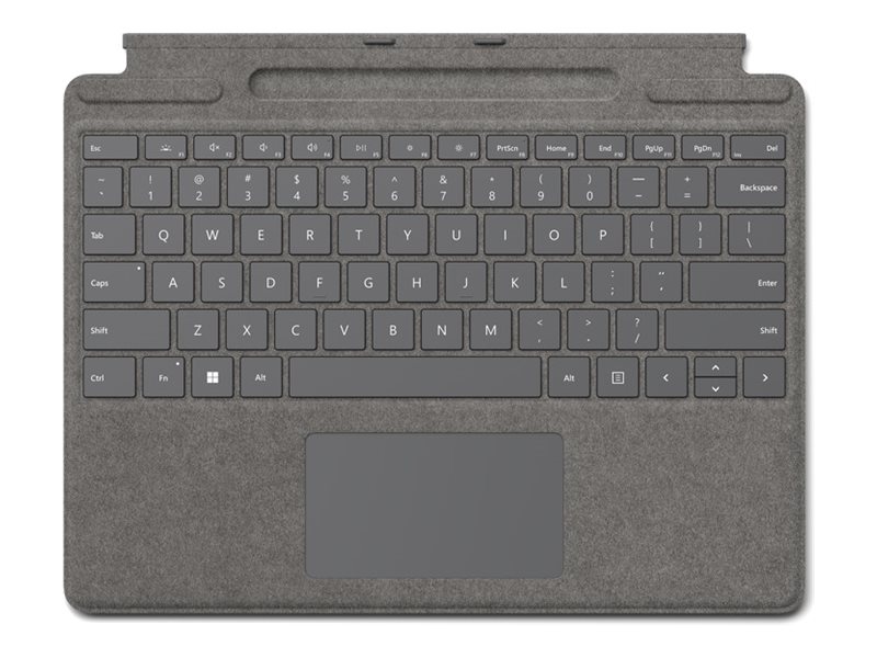 MICROSOFT Surface Pro9/10 Typecover with Slim Pen Storage COMM platinum Germany