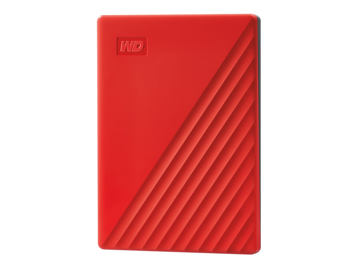 Western Digital My Passport 2 TB externe HDD-Festplatte rot, schwarz Western Digital My Passport 2 TB externe HDD-Festplatte rot, schwarz