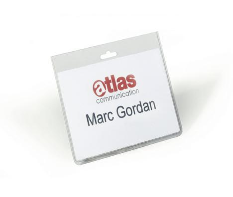 20 DURABLE Namensschilder 9,0 x 6,0 cm