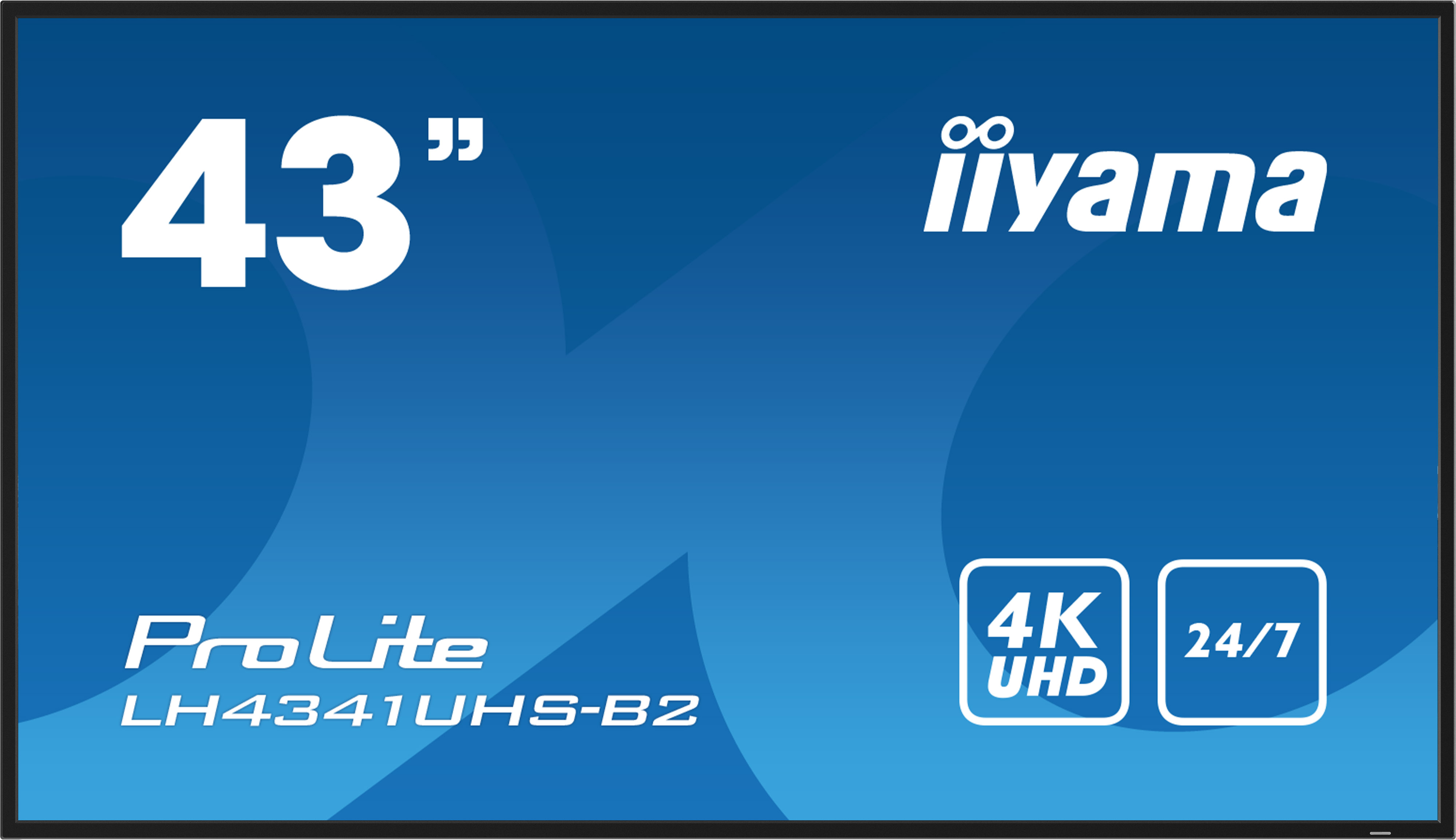 IIYAMA LH4341UHSB2 109,22cm 43Zoll 3840x2160 4K UHD IPS panel 1precent Haze Landscape and Portrait mode Speakers 2x 10W VGA 3x HDMI
