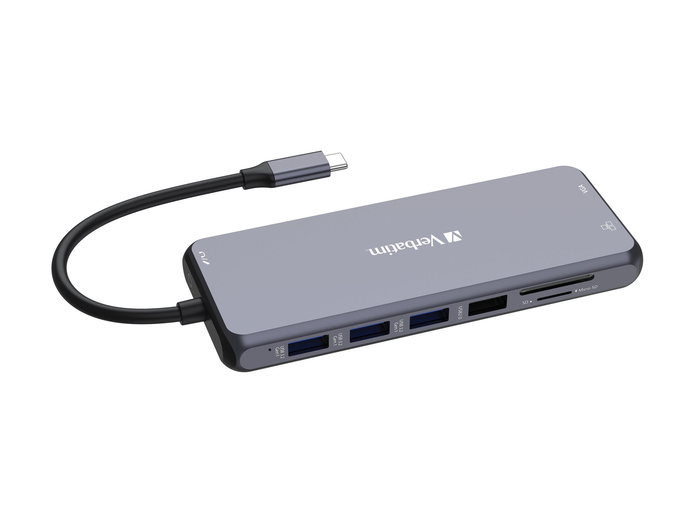Verbatim USB-C-zu-Multiport-Hub mit 14 Anschluessen CMH-14