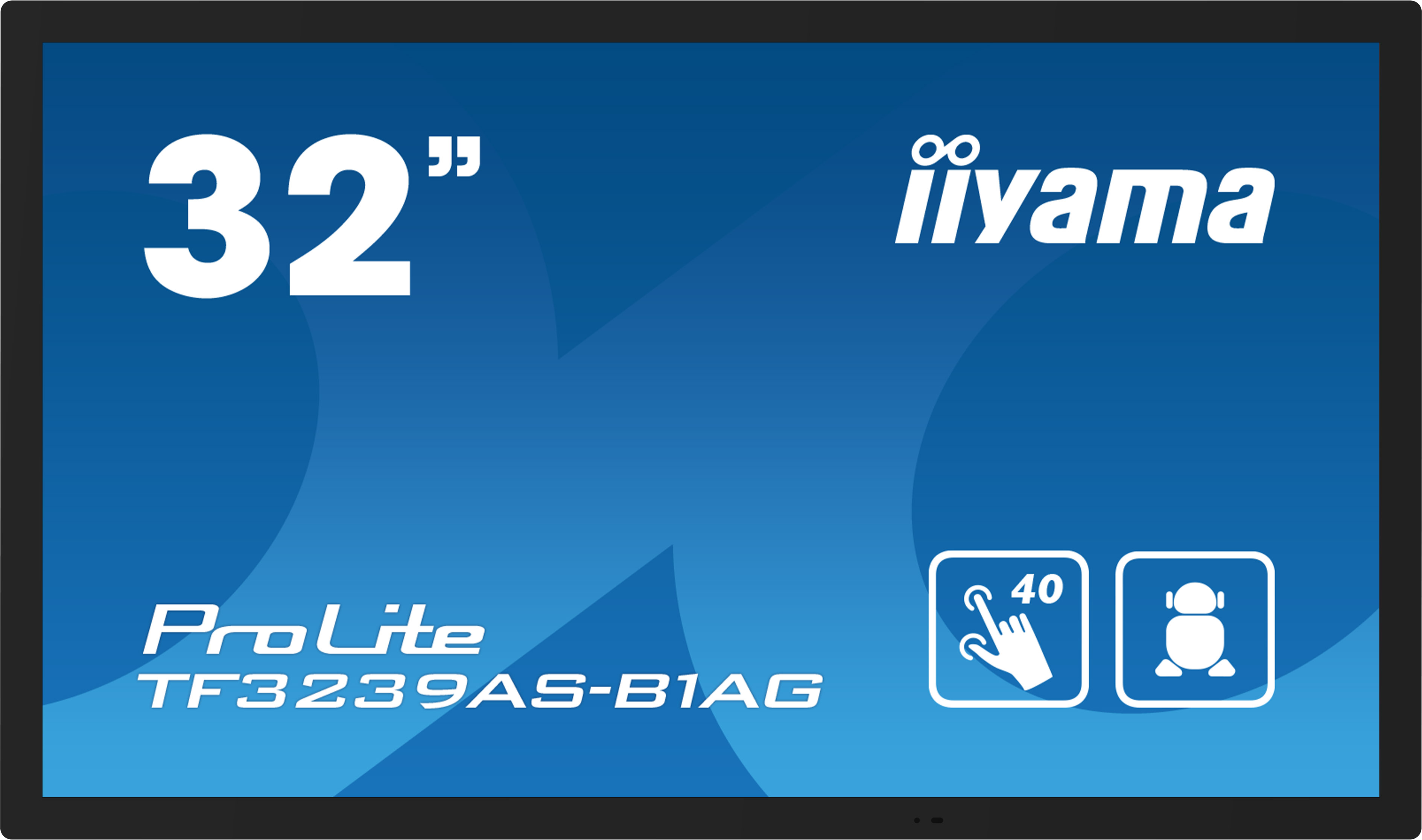 IIYAMA 800cm 315 TF3239ASB1AG 169 MTouch 2xHDMIDP