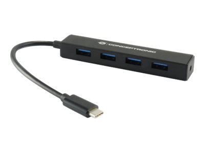 CONCEPTRONIC 4Port Hub USBC32Gen14xA30 oNetz sw
