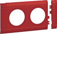 TEHA Modularblende 2fach Steckdose DA: 80mm rot TEHA Modularblende 2fach Steckdose DA: 80mm rot