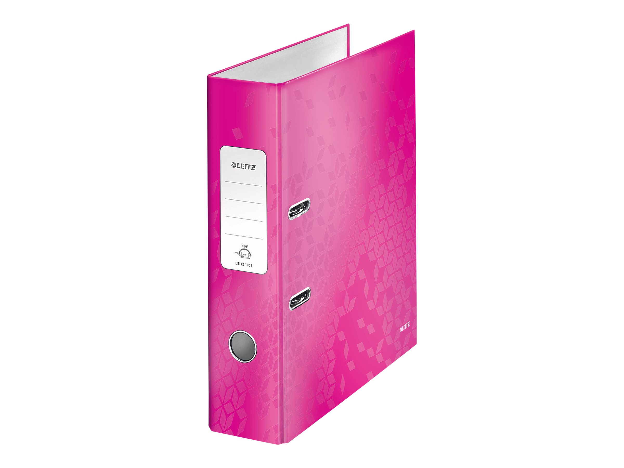 LEITZ Ordner pink Karton 8,0 cm DIN A4 LEITZ Ordner pink Karton 8,0 cm DIN A4