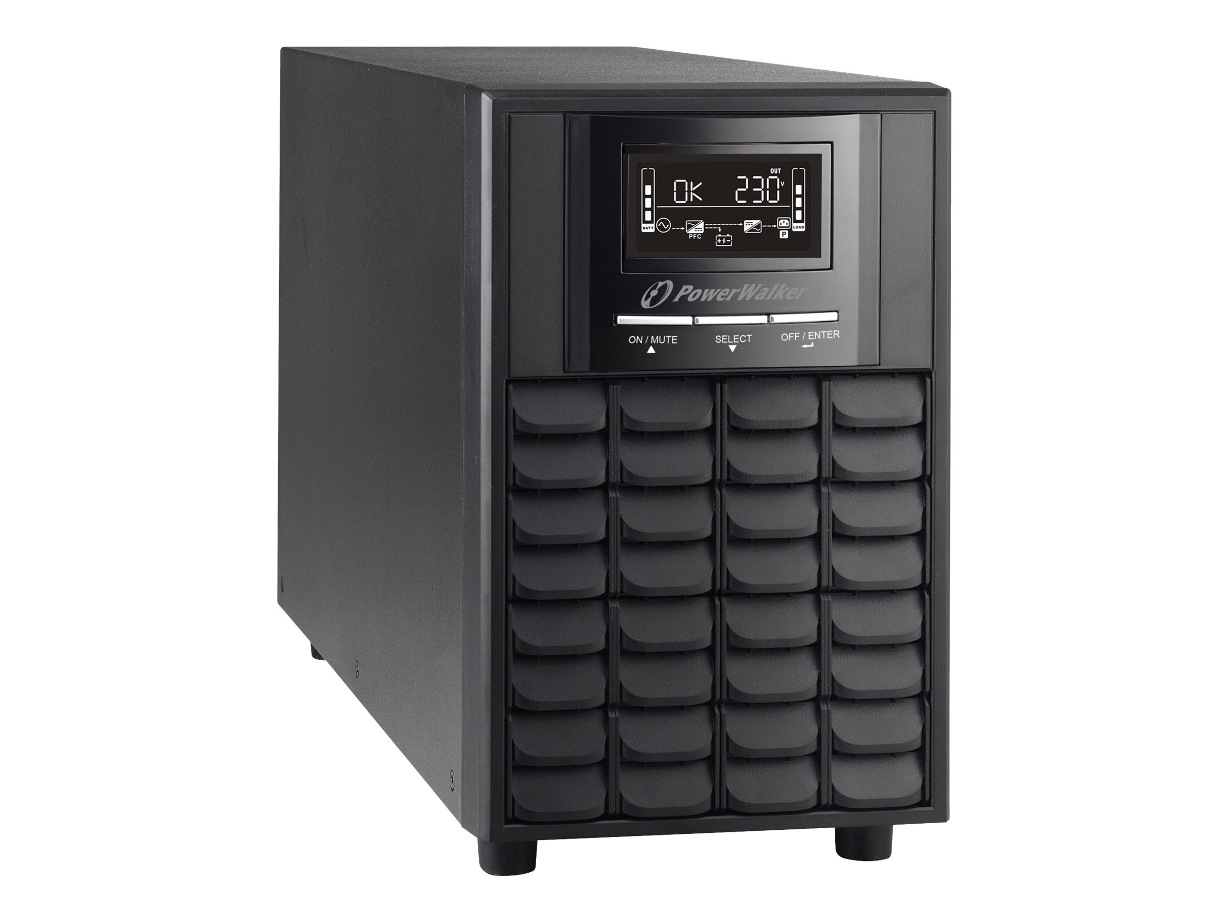 POWERWALKER VI 1500 CW TYP F 1500VA / 1050W Line-Interactive USV Tower AVR Reine Sinuswelle SNMP Slot