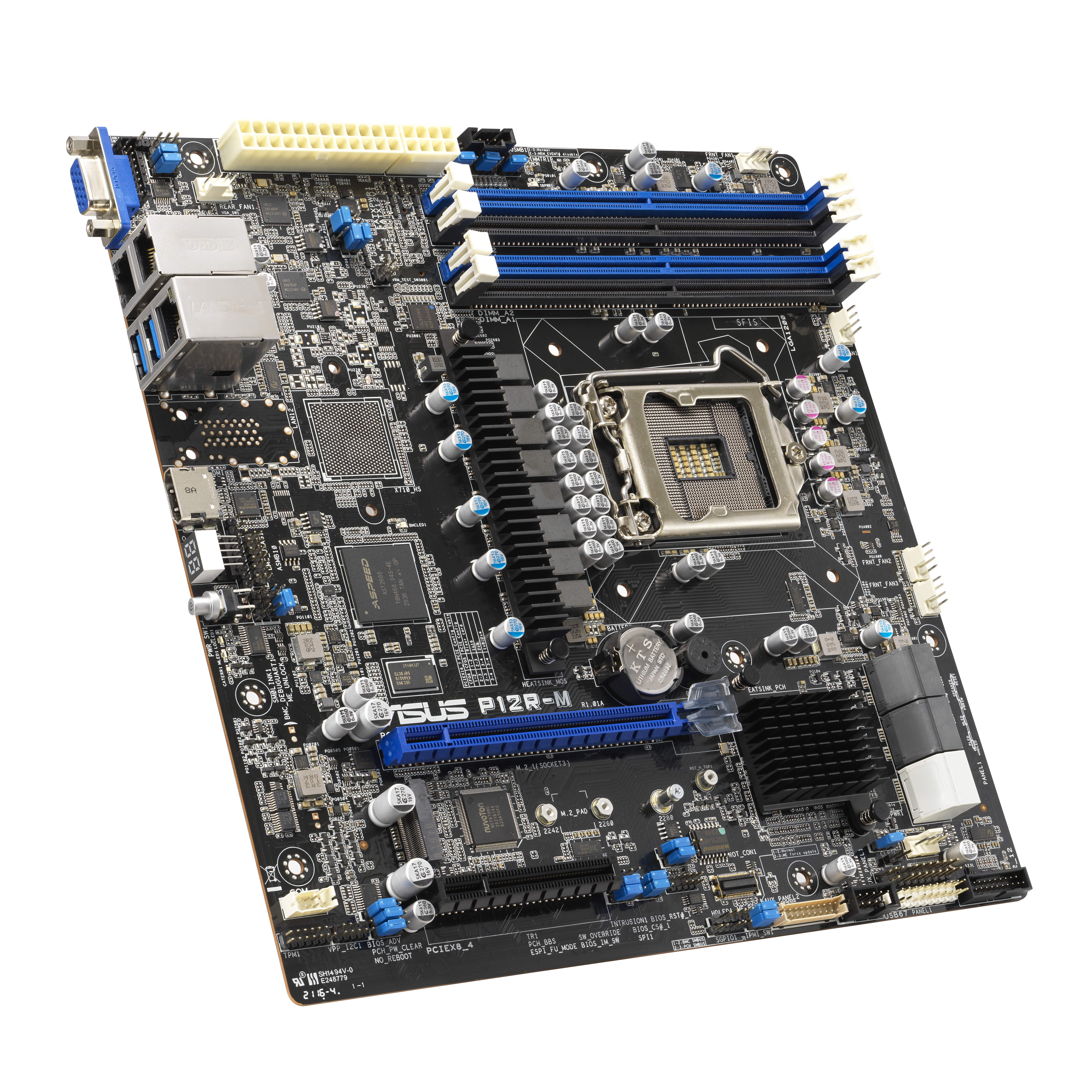 ASUS P12RM LGA1200 mATX Server MB 4xDDR4 1xm2 6xSATA