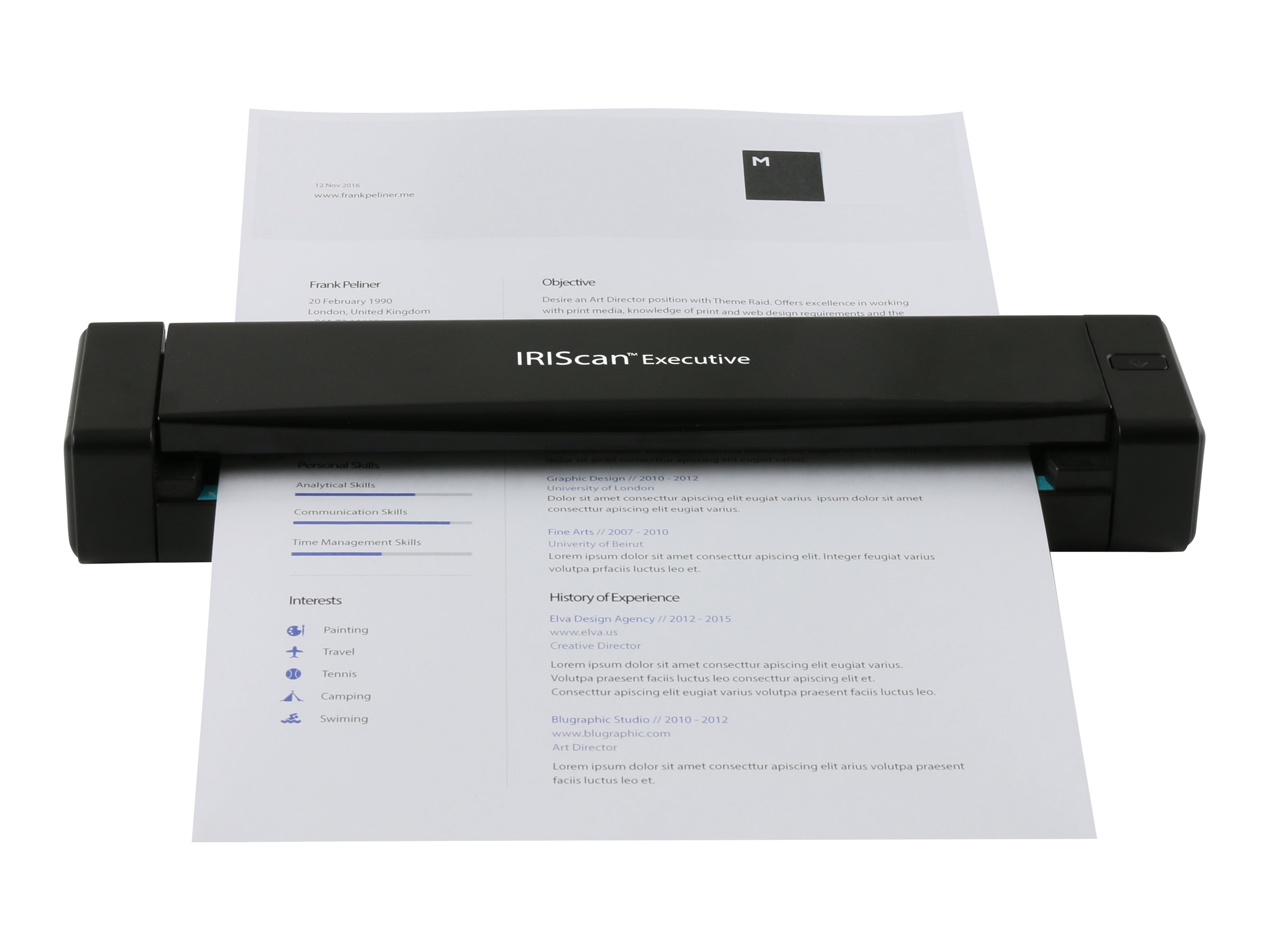 IRIS IRISCan Executive 4 - portabler A4 Einzelblatteinzug Duplex Farbscanner 8ppm 300/600 dpi USB TWAIN - Win, inkl. Button Manager IRIS IRISCan Executive 4 - portabler A4 Einzelblatteinzug Duplex Farbscanner 8ppm 300/600 dpi USB TWAIN - Win, inkl. Button Manager