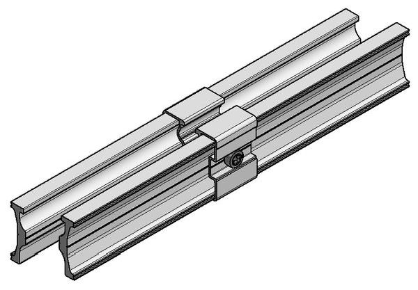 SL Rack Innenverbinder mit Träger RAIL 40