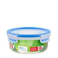 emsa Frischhaltedose CLIP & CLOSE 7,0 cm hoch transparent 0,85 l, 1 St.