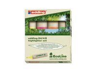 edding 24 EcoLine Textmarker farbsortiert, 4 St