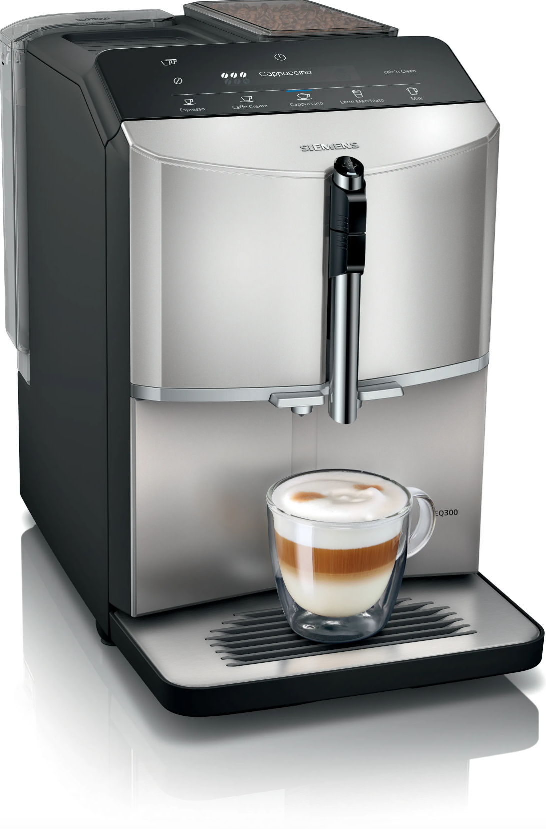 Siemens Kaffeevollautomat  TF303E07 EQ300 inox silber metallic