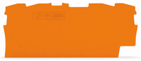Wago Abschlussplatte-/Zwischenplatte 2002-1492 fuer TOBJOB S orange