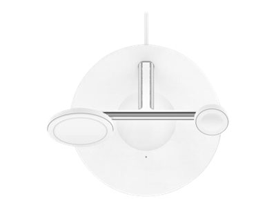 Belkin Boost Charge PRO 3-in-1-Ladegeraet mit MagSafe 15W weiss