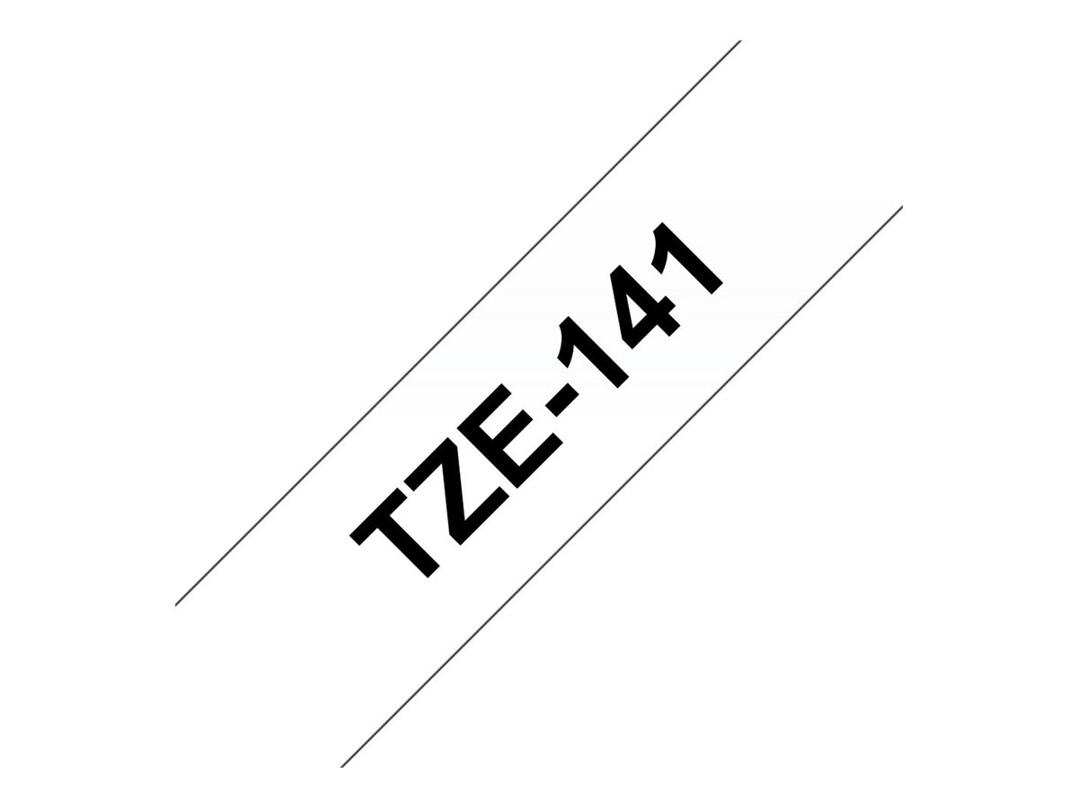 TZE141 BROTHER PT Schriftband 18mm klar