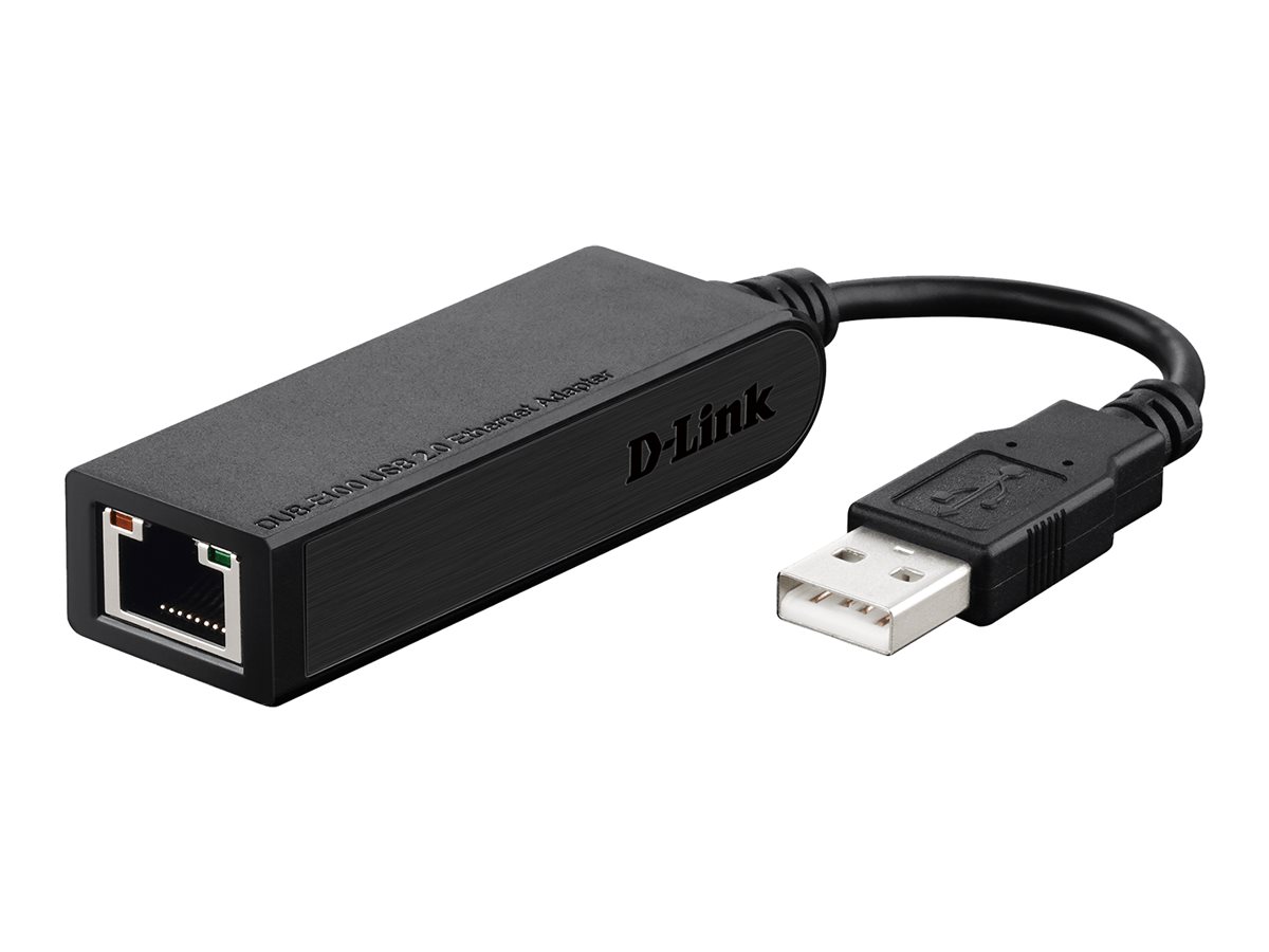 D-LINK DUB-E100 Hi?Speed USB 2.0 Fast Ethernet Adapter 1x 10/100 Mbit/s USB 2.0 mit 480Mbit/s D-LINK DUB-E100 Hi?Speed USB 2.0 Fast Ethernet Adapter 1x 10/100 Mbit/s USB 2.0 mit 480Mbit/s