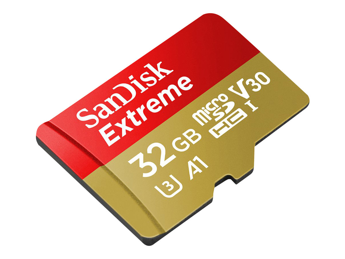 SanDisk Speicherkarte microSDHC-Card Extrem 32 GB