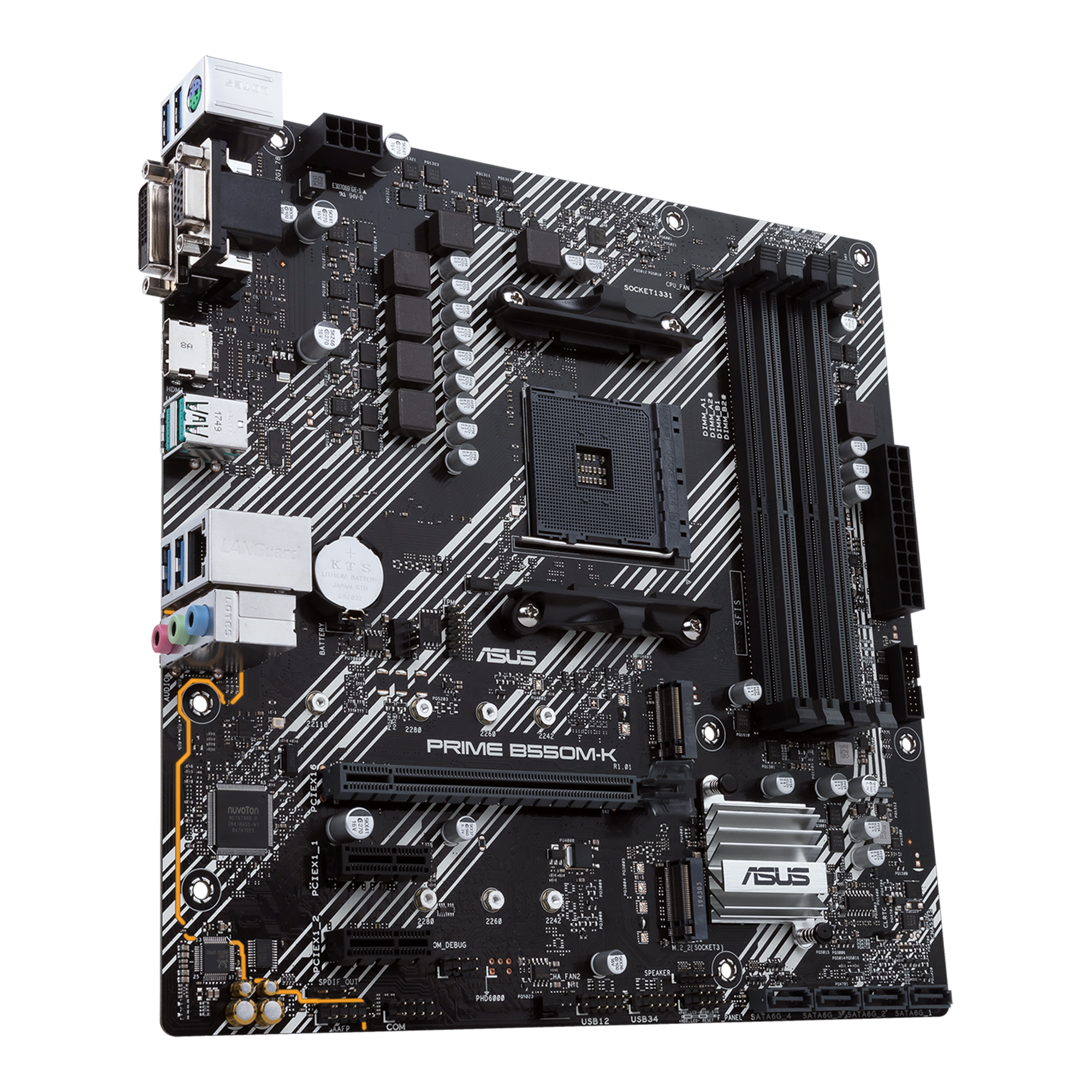 ASUS PRIME B550M-K micro ATX AMD B550 Gigabit LAN