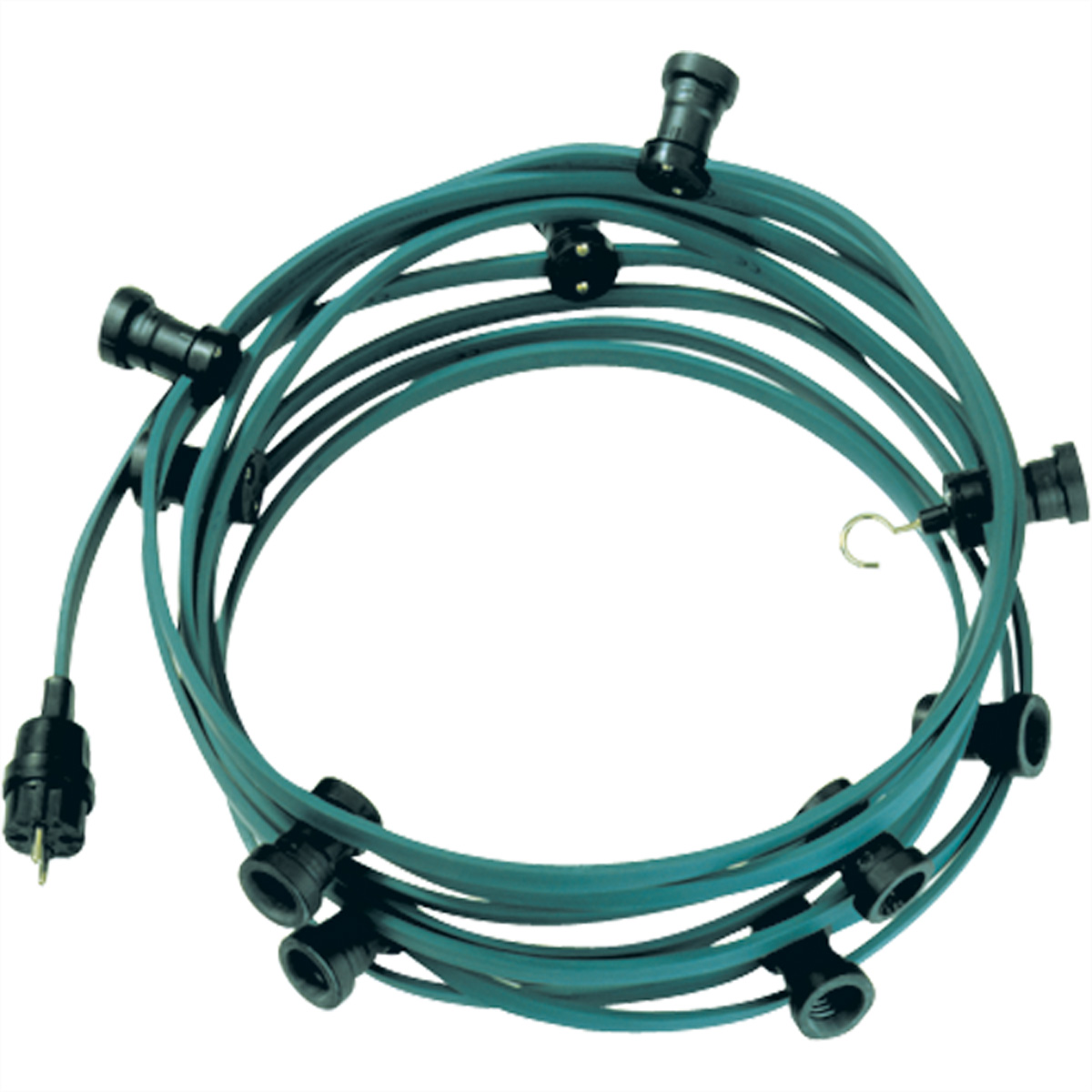 BACHMANN ohne Leuchtmittel Lichterkette grün 10,0 m, 250 W, 1 St