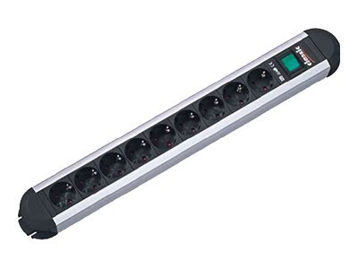 Bachmann Steckdosenleiste PRIMO ALU, 6-fach, schwarz, 2,0m, mit Schalter Bachmann Steckdosenleiste PRIMO ALU, 6-fach, schwarz, 2,0m, mit Schalter