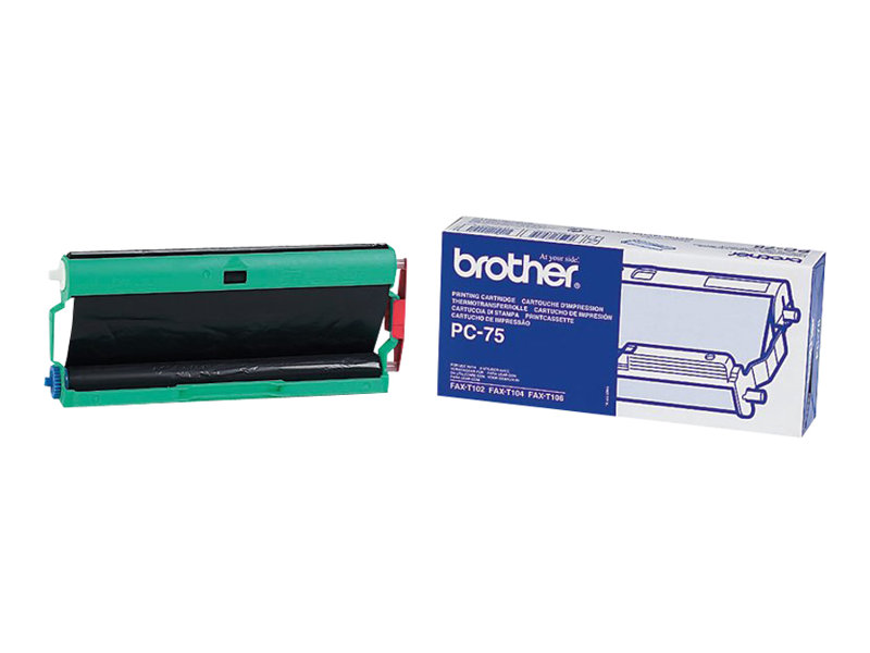 brother PC-75 schwarz Thermo-Druckfolie, 1 Rolle