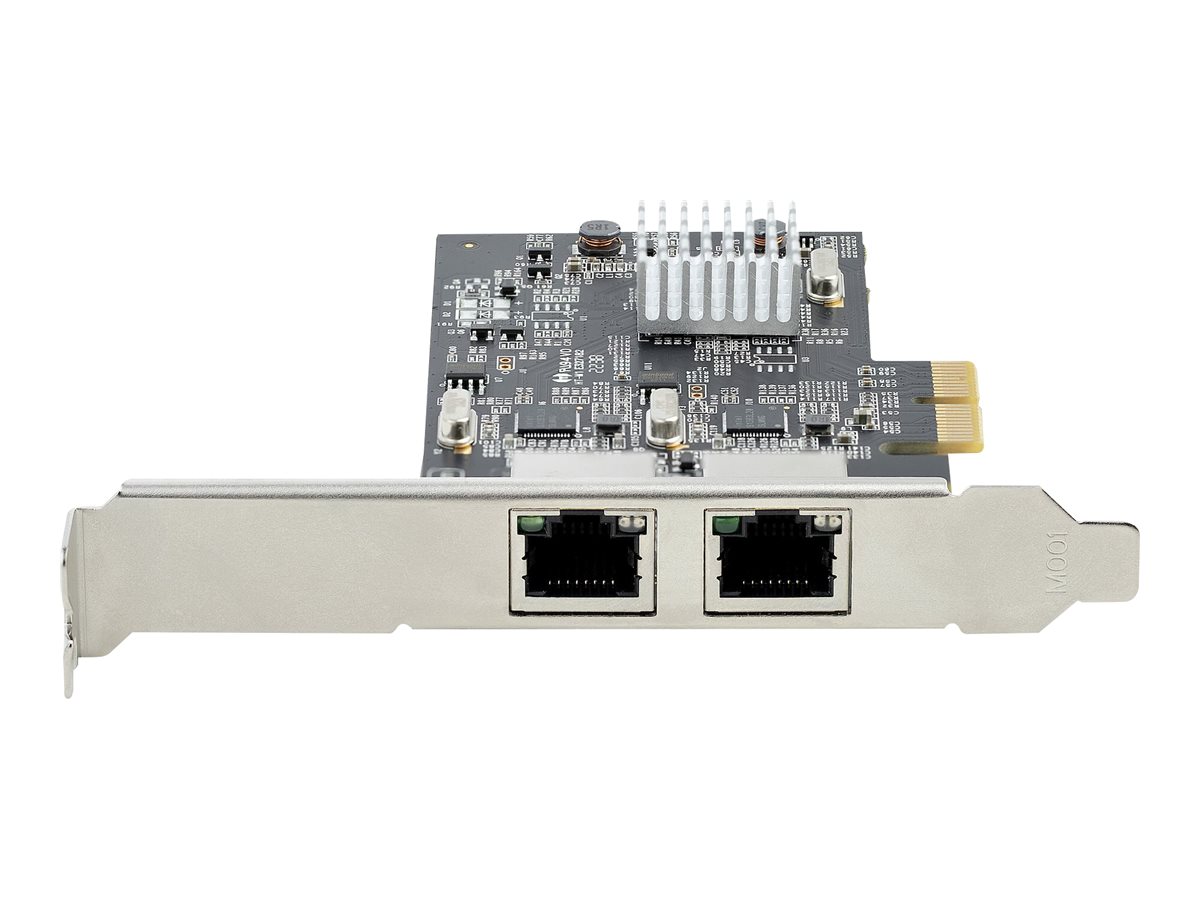 STARTECHCOM 2Port 25 Gbit PCIe Netzwerkkarte Intel I225V DualPort Computer LAN Karte MultiGigabit NIC 25G PCI Express Server