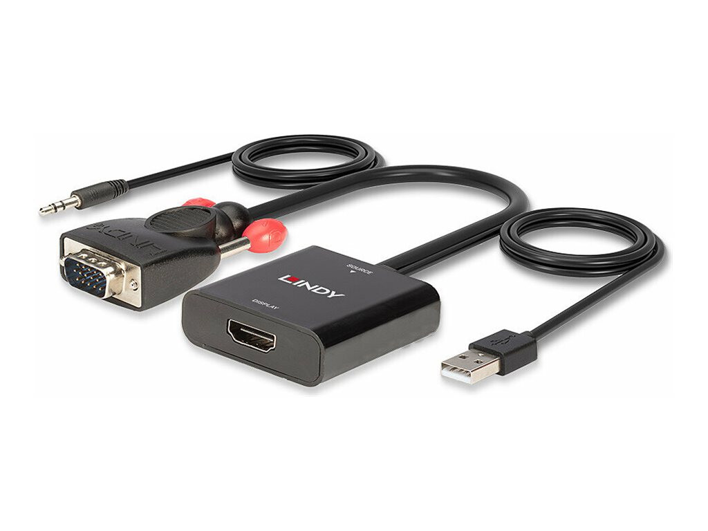 LINDY VGA & Audio an HDMI Konverter LINDY VGA & Audio an HDMI Konverter