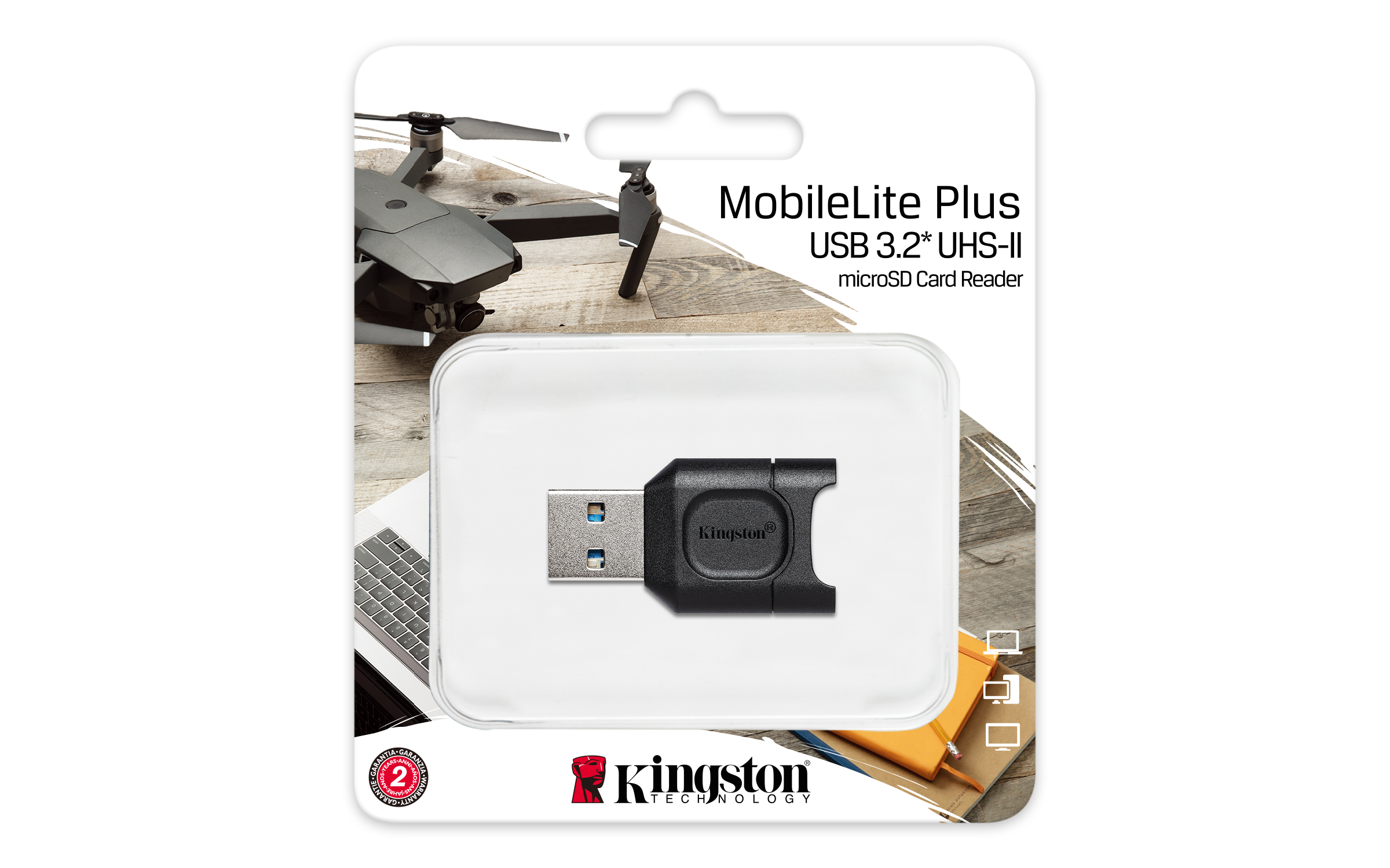 KINGSTON MobileLite Plus USB 31 microSDHCSDXC UHSII Card Reader