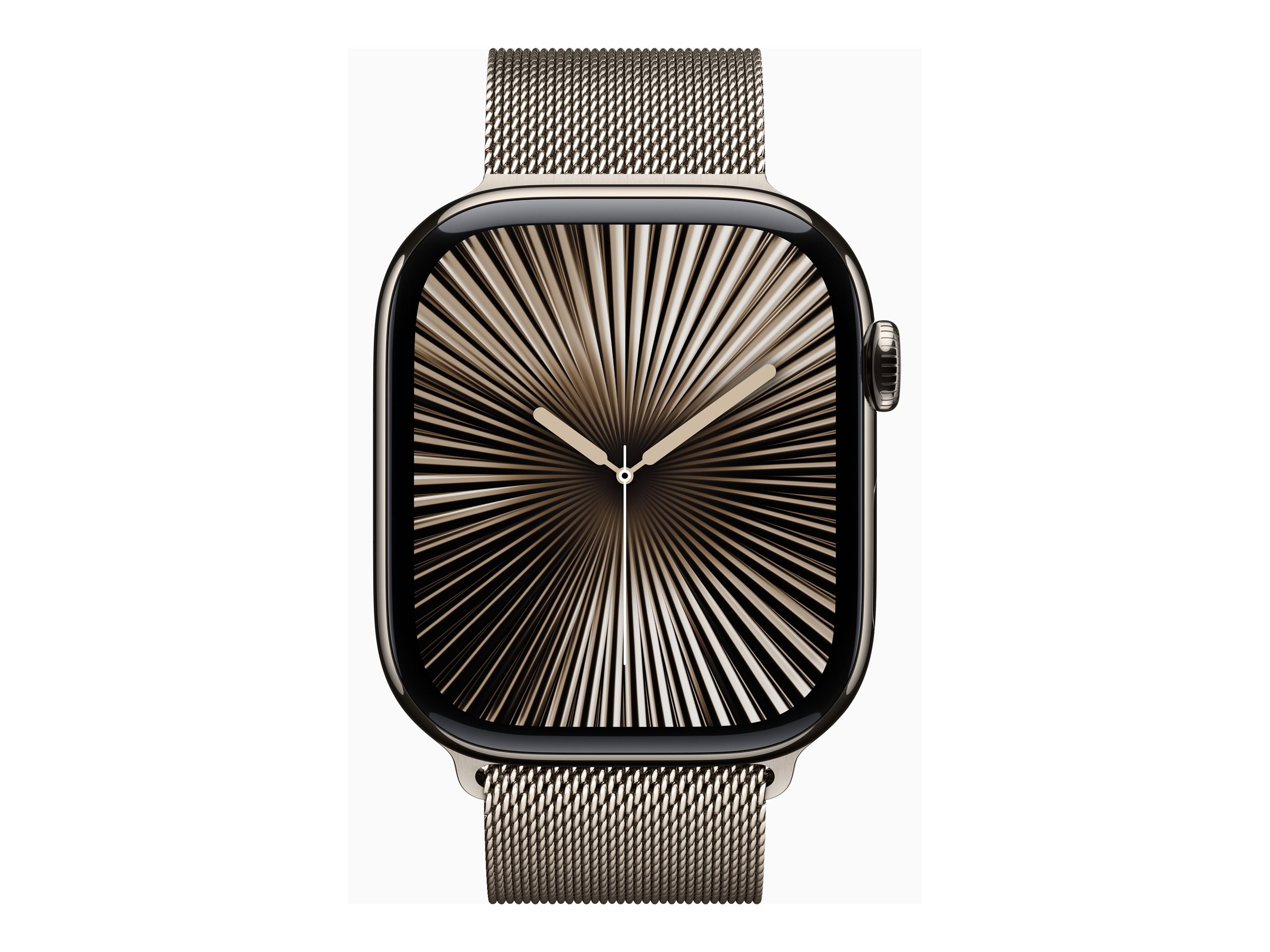 APPLE Watch Series 10 GPS + Cellular 46mm Natural Titanium Case with Natural Milanese Loop - S/M