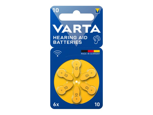 VARTA Knopfzellen 10 ZinkLuft 1,45 V, 6 St