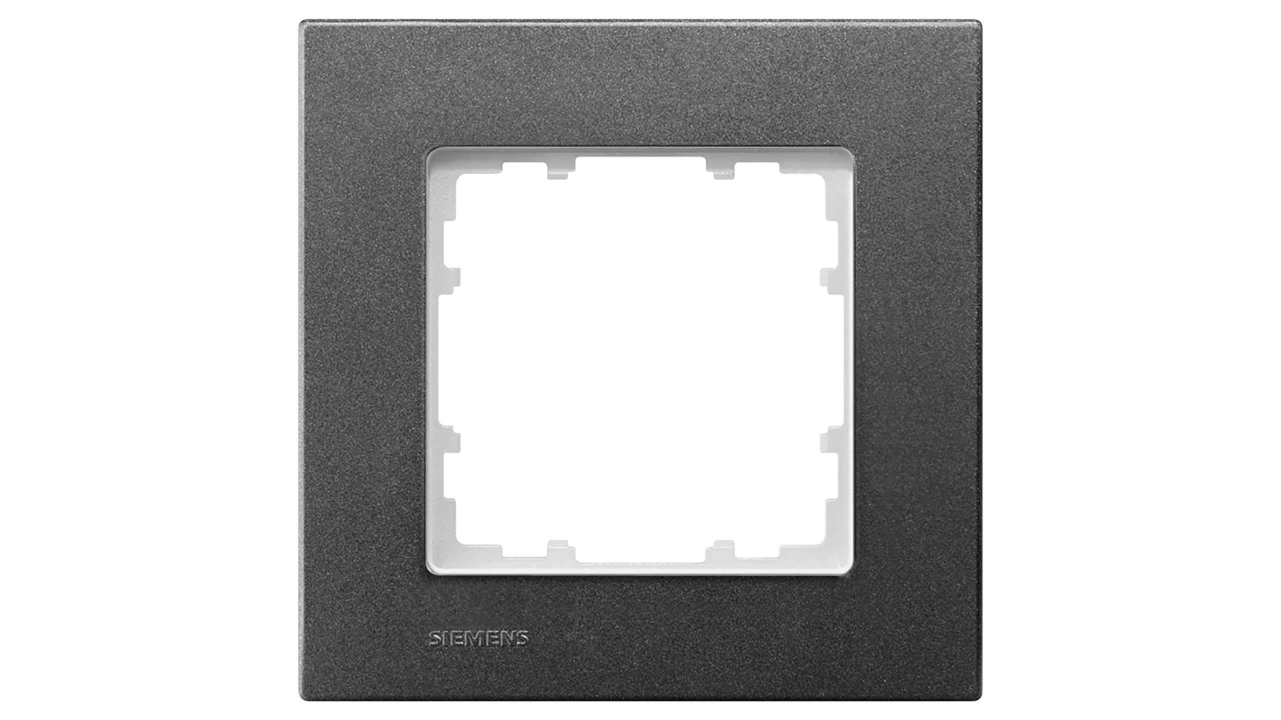 Siemens Rahmen 5TG1111-2 1fach carbon-metallic 90x90mm Siemens Rahmen 5TG1111-2 1fach carbon-metallic 90x90mm
