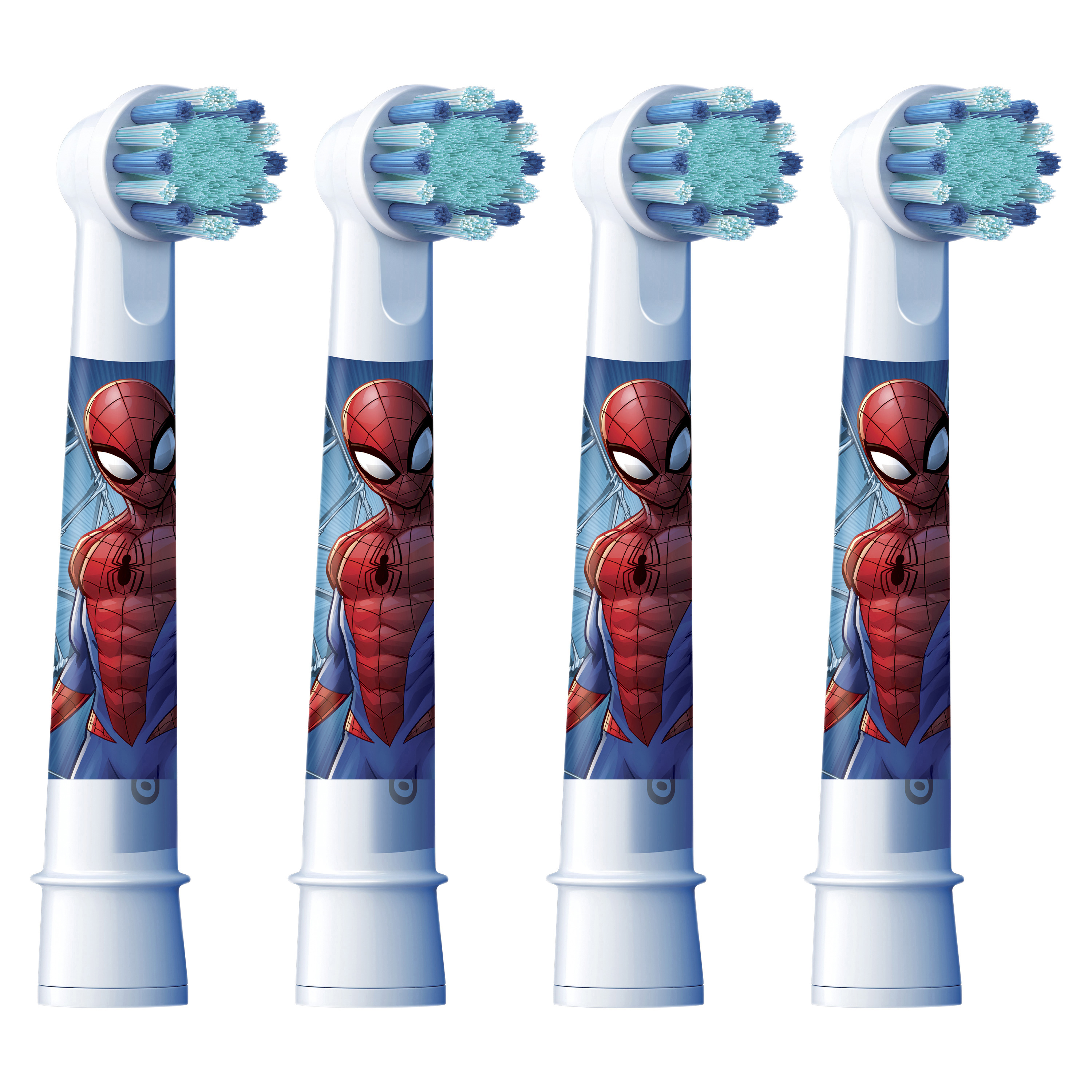 4 OralB PRO KIDS 3 SPIDERMAN Zahnbuerstenaufsaetze
