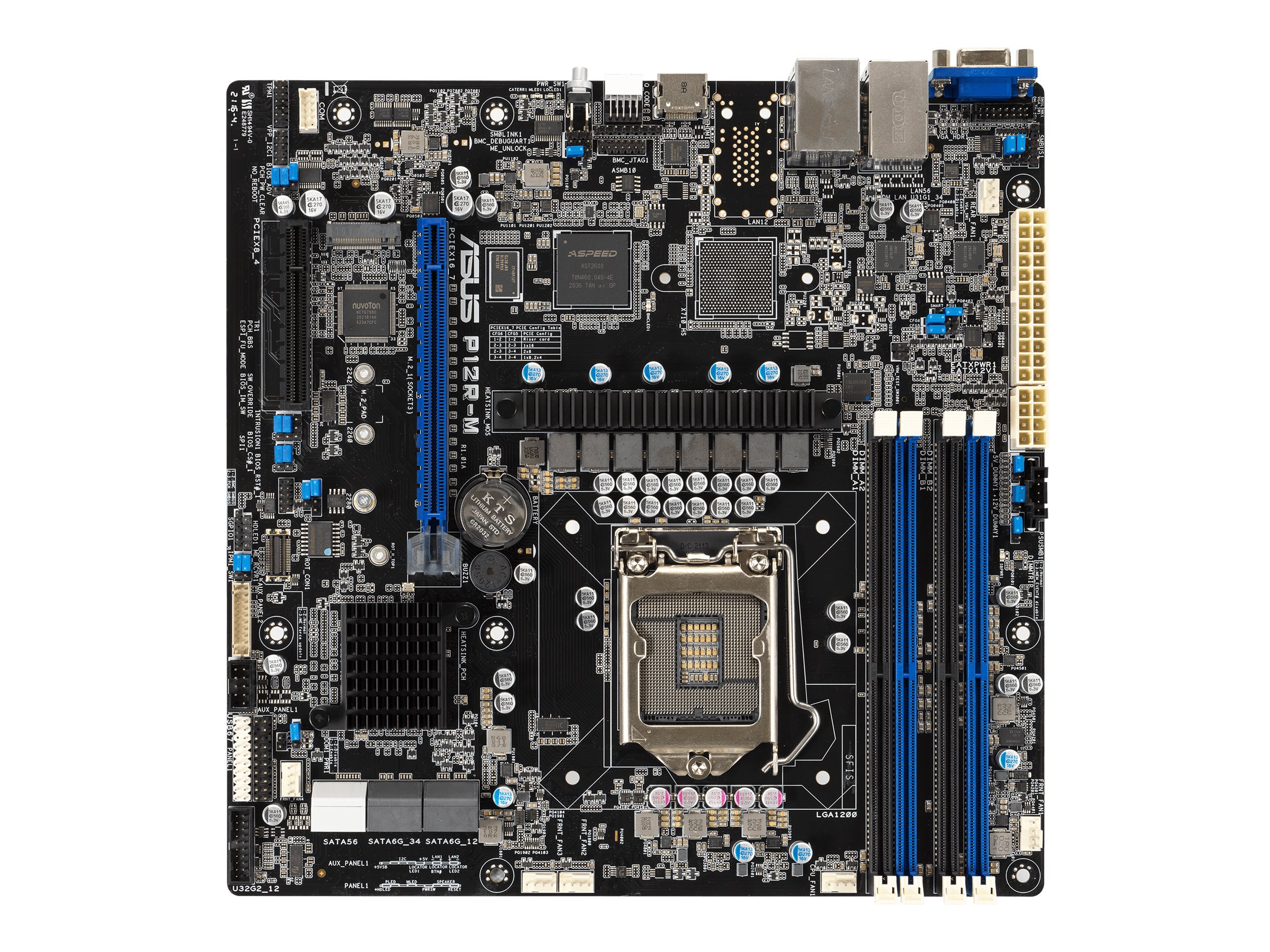 ASUS P12R-M LGA1200 mATX Server MB 4xDDR4 1xm.2 6xSATA ASUS P12R-M LGA1200 mATX Server MB 4xDDR4 1xm.2 6xSATA
