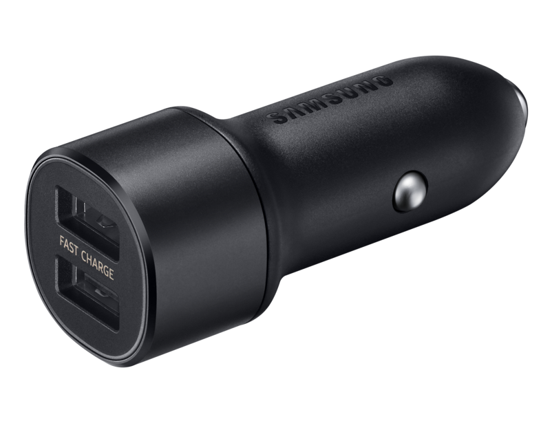 Samsung EPL1100NB Schnellladegerät mit 2 USB A Anschlüssen Schwarz Bulk