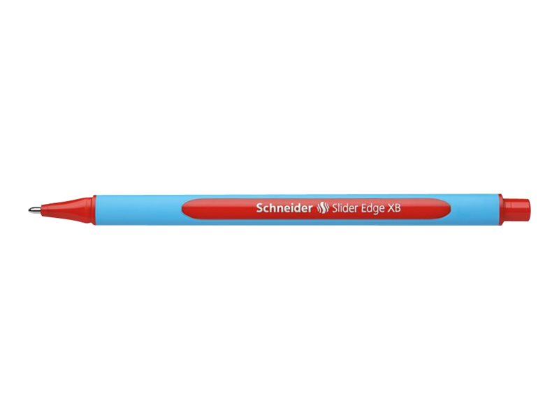 Schneider Kugelschreiber Slider Edge hellblaurot, Schreibfarbe rot, 10 St