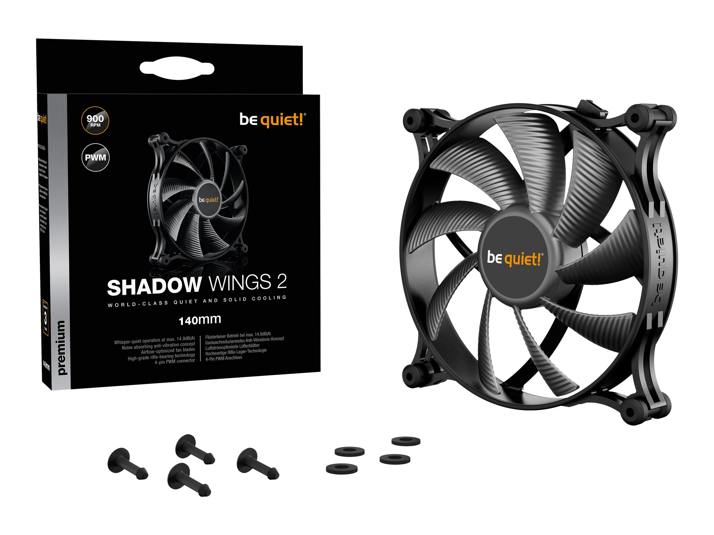 BE QUIET Shadow Wings 2 140mm PWM